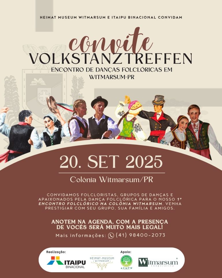 Leia mais sobre o artigo Volkstanztreffen – Encontro de Danças Folclóricas em Witmarsum-PR