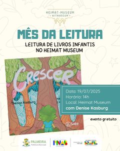 Leia mais sobre o artigo MÃªs da leitura de livros infantis no Heimat Museum