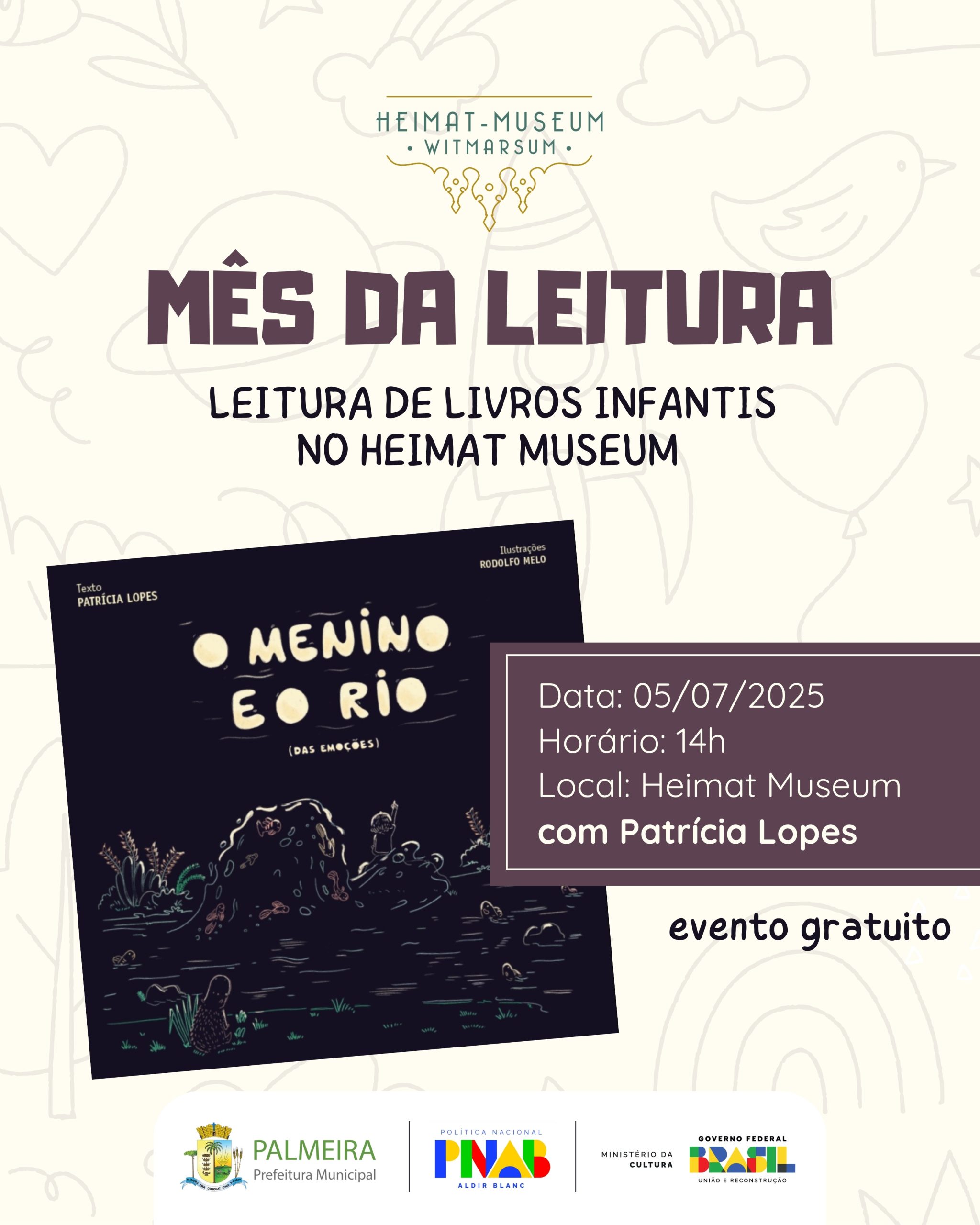 Você está visualizando atualmente Mês da leitura – Leitura de livros infantis no Heimat Museum